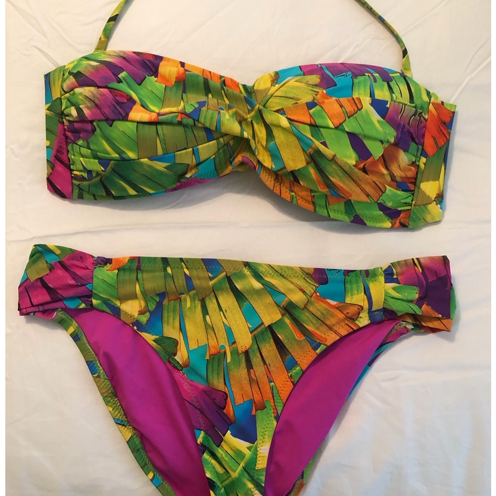 NWOT Trina Turk Polynesian Palms bikini